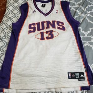 Mens steve nash white adidas suns jersey size 2xl